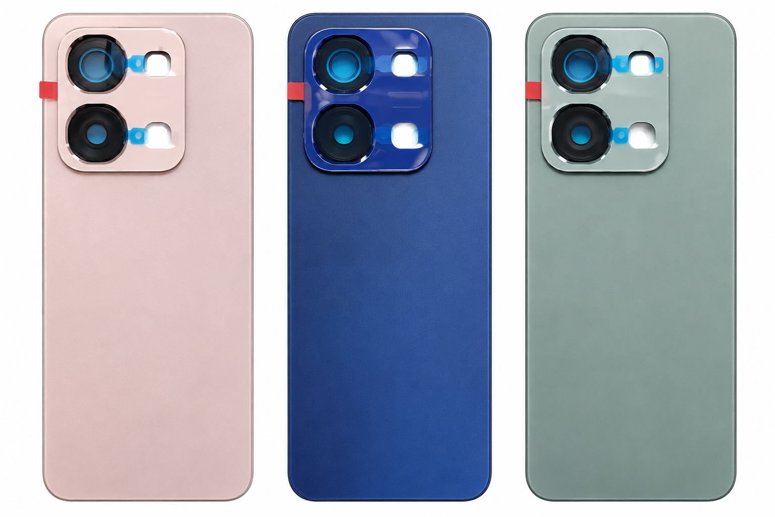 Compatible Replacement for OPPO F31 Back Panel – Pink, Green & Blue